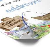 Station für die Babyausstattung Poster (Ecke)