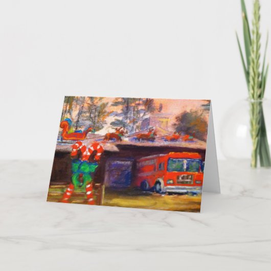 Station Seven Holiday Grußkarte Dankeskarte (Vorderseite)