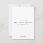 Station Vier, Jesus trifft Mutter Gebet-Karte (Rückseite)