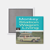 STATION WAGO LIVING MAGNET (Vorderseite/Rückseite)