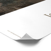 Station Zwei: Jesus nimmt sein Kreuz auf. Poster (Ecke)