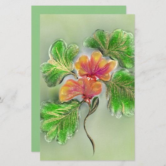 stationär briefpapier (Vorne/Hinten)