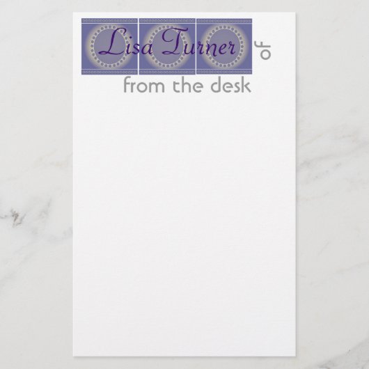 Stationär Briefpapier (Vorderseite)