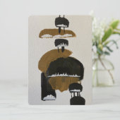 Stationär Einladung (Stehend Vorderseite)