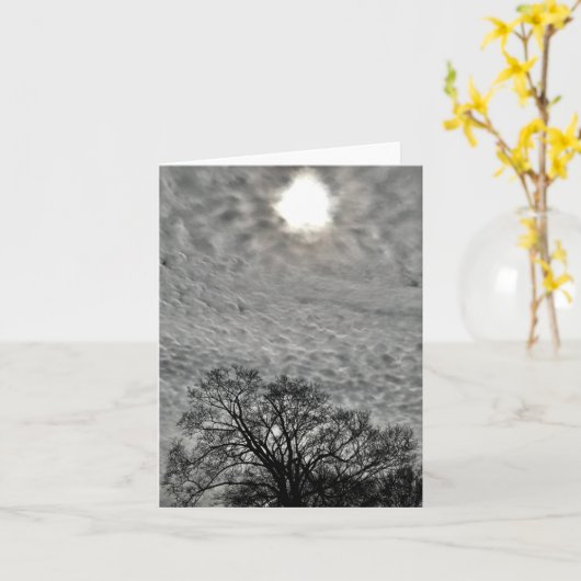 stationär, jeden Anlaß, Phantastischer Himmel Karte (Gelbe Blume)