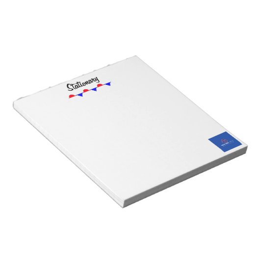 Stationär Notizblock (angewinkelt)