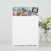 Stationär - verlegen Sie 66 die Mutter-Straße 18SQ Briefpapier (Stehend Vorderseite)