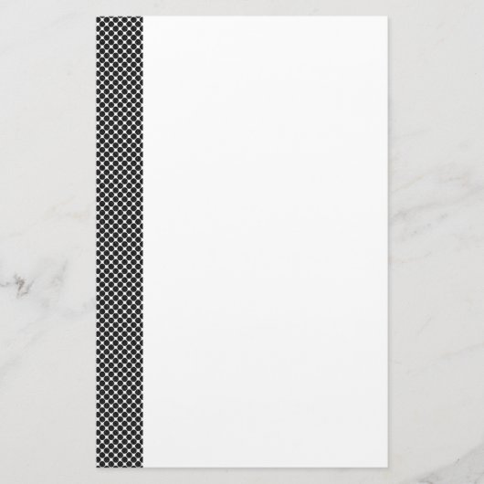 Stationäre abstrakte optische Punkte Briefpapier (Vorderseite)