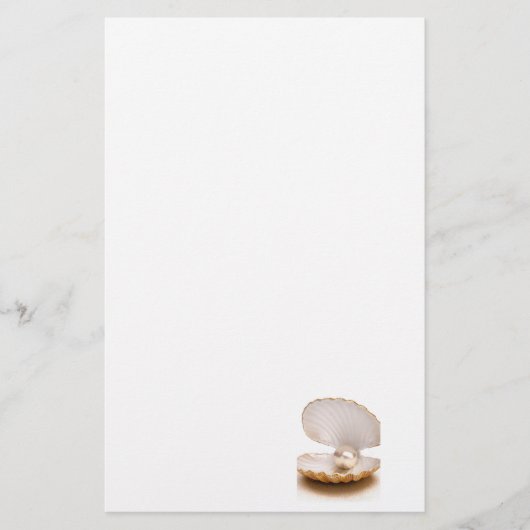 Stationäre, anpassbare, ortsfeste Perlen Briefpapier (Vorderseite)