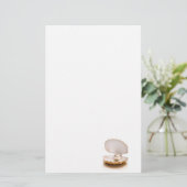 Stationäre, anpassbare, ortsfeste Perlen Briefpapier (Stehend Vorderseite)