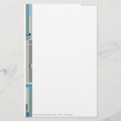 Stationäre Darstellung des aktuellen Farbfelds Briefpapier (Vorderseite)