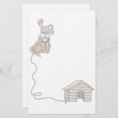 Stationäre Hunde Hunde Liebhaber stationärer Behan Briefpapier (Vorne/Hinten)