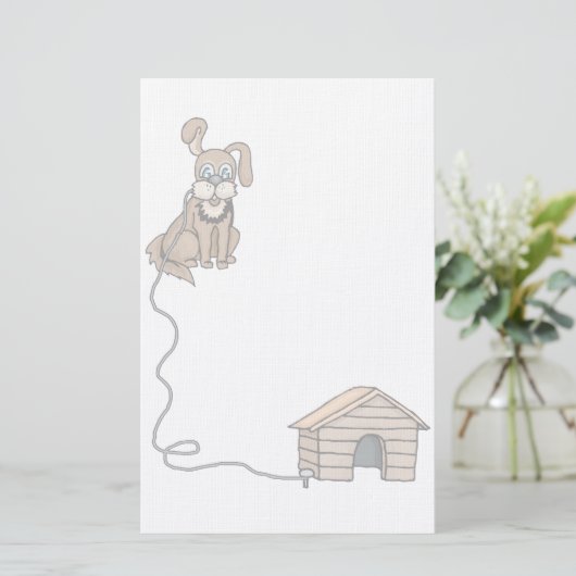 Stationäre Hunde Hunde Liebhaber stationärer Behan Briefpapier (Stehend Vorderseite)