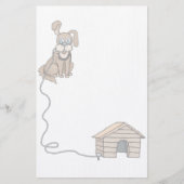 Stationäre Hunde Hunde Liebhaber stationärer Behan Briefpapier (Vorderseite)