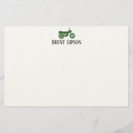 Stationäre Karte für Vintage Motorradskizzen