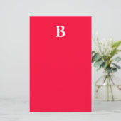 Stationäre Monogramm Briefpapier (Stehend Vorderseite)
