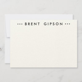 STATIONÄRE NOTECARD MITTEILUNGSKARTE