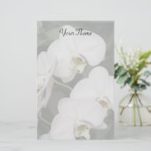 stationäre Orchideen Briefpapier (Stehend Vorderseite)