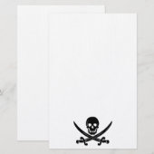 Stationäre Piraten Briefpapier (Vorne/Hinten)