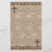 Stationäre Rost Briefpapier (Vorderseite)