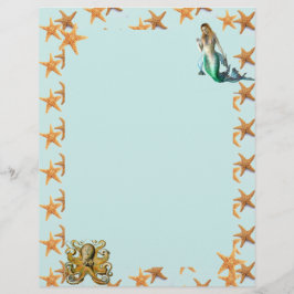 Stationäre Seeteufel, Meerjungfrau und Kraken