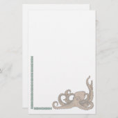 Stationäre tierische Haustierliebhaber Oktopus Sta Briefpapier (Vorne/Hinten)