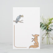 Stationäre Tierliebhaber Fox Stationary Briefpapier (Stehend Vorderseite)