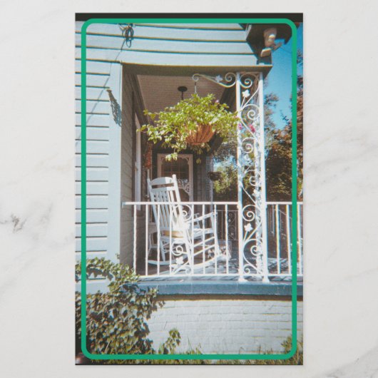 Stationäre Vintage Südseite Briefpapier (Vorderseite)