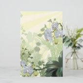 Stationäre weiße Orchideenwälder Briefpapier (Stehend Vorderseite)