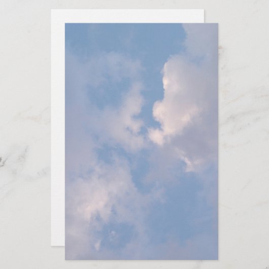 Stationäre Wolken Briefpapier (Vorne/Hinten)