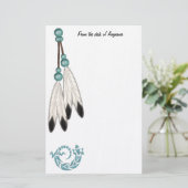 Stationärer Ureinwohner-Entwurf Briefpapier (Stehend Vorderseite)