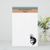 Stationäres Kokopelli Briefpapier (Stehend Vorderseite)