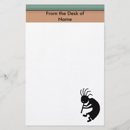 Stationäres Kokopelli Briefpapier (Vorderseite)