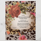 Stationäres Papier/Designer-Gedicht (Rückseite)