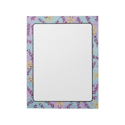 Stationäres Papier für 8.5" x11 Notepad Notizblock (Rotiert)