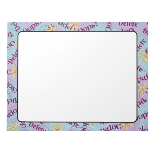 Stationäres Papier für 8.5" x11 Notepad Notizblock (Vorderseite)