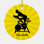 Stationary Bike Design Keramik Ornament (Vorne)