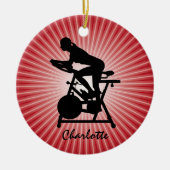 Stationary Bike Design Keramik Ornament (Vorne)