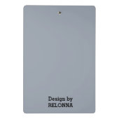 Stationerie "Abstrakte Symbole" Mini Klemmbrett (Rückseite)