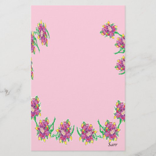 Stationery/Asiatische Liege Briefpapier (Vorderseite)