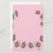 Stationery/Asiatische Liege Briefpapier (Vorne/Hinten)