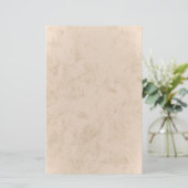 stationery beige marbled briefpapier (Stehend Vorderseite)