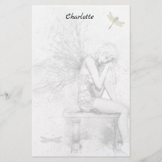 Stationery der Restmuffe und Libellen Briefpapier (Vorderseite)