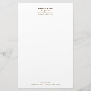 Stationery Gerecycelt 80lb Classic Stationery Briefpapier