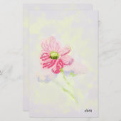 Stationery : Iris Flower Briefpapier (Vorne/Hinten)