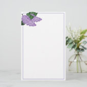 Stationery-Lilacs Stationery Briefpapier (Stehend Vorderseite)