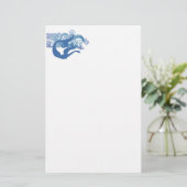 Stationery Mermaid Briefpapier (Stehend Vorderseite)