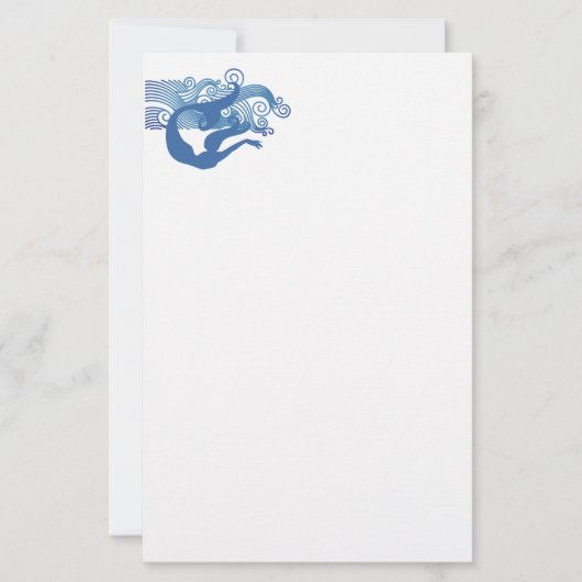 Stationery Mermaid Briefpapier (Vorderseite)