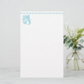 Stationery Mermaid Briefpapier (Stehend Vorderseite)