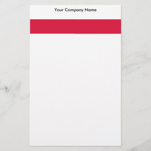 Stationery mit der Flagge Polens Briefpapier (Vorderseite)